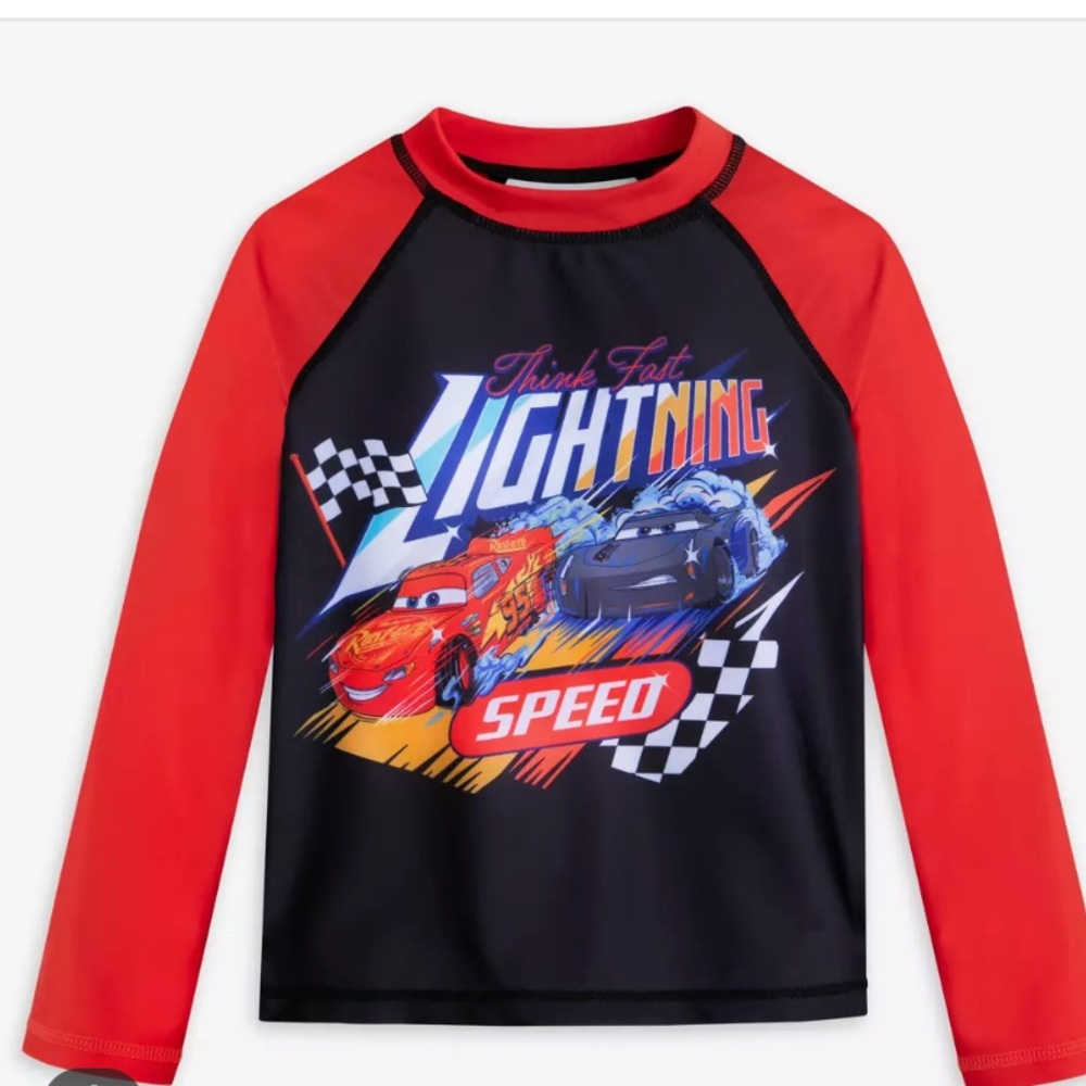 Kids Lightning Speed Rash Guard Set - Picture 2 of 4
